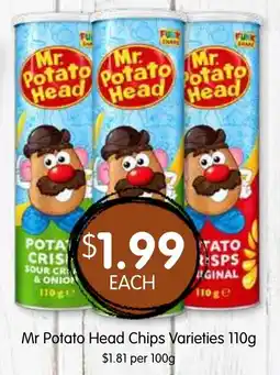 Spudshed Mr Potato Head Chips Varieties offer