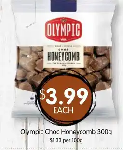 Spudshed Olympic Choc Honeycomb offer