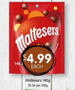 Spudshed Maltesers offer