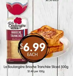 Spudshed La Boulangère Brioche Tranchée Sliced offer