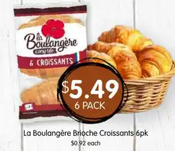 Spudshed La Boulangère Brioche Croissants offer
