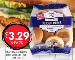 Spudshed Bakery Du Jour Brioche Slider Buns offer