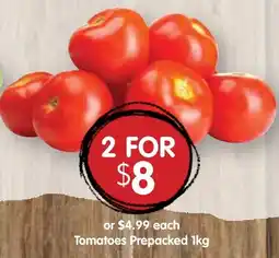 Spudshed Tomatoes Prepacked offer