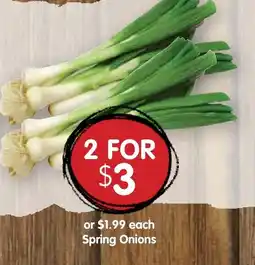 Spudshed Spring Onions offer