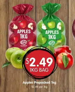 Spudshed Apples Prepacked 1kg offer