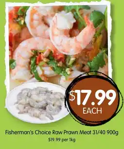 Spudshed Fisherman's Choice Raw Prawn Meat offer