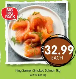 Spudshed King Salmon Smoked Salmon offer