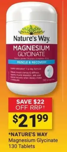 Cincotta Chemist Nature's Way Magnesium Glycinate offer