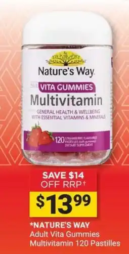 Cincotta Chemist Nature's Way Adult Vita Gummies Multivitamin offer