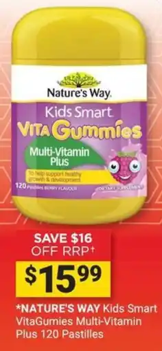 Cincotta Chemist Nature's Way Kids Smart VitaGummies Multi-Vitamin Plus offer