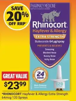 Cincotta Chemist Rhinocort Hayfever & Allergy Extra Strength offer