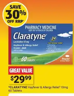 Cincotta Chemist Claratyne Hayfever & Allergy Relief offer