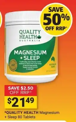 Cincotta Chemist Quality Health Magnesium + Sleep offer