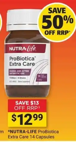 Cincotta Chemist Nutra-Life ProBiotica Extra Care offer