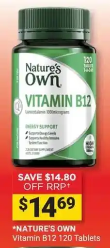 Cincotta Chemist Nature's Own Vitamin B12 offer