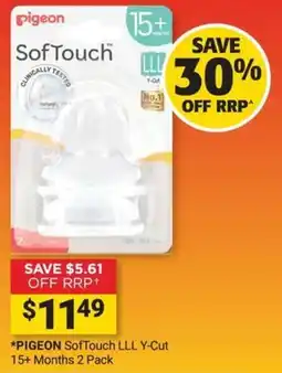 Cincotta Chemist Pigeon SofTouch LLL Y-Cut offer