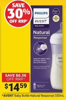 Cincotta Chemist AVENT Baby Bottle Natural Response offer