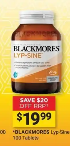 Cincotta Chemist Blackmores Lyp-Sine offer