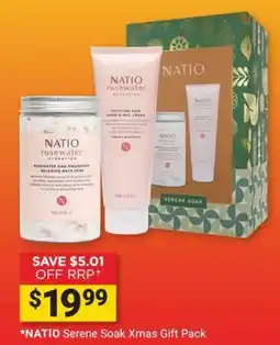 Cincotta Chemist Natio Serene Soak Xmas Gift Pack offer