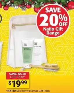 Cincotta Chemist Natio Sole Revival Xmas Gift Pack offer