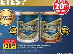 Cincotta Chemist Glucerna Diabetes Care offer