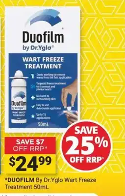 Cincotta Chemist Duofilm by Dr.Yglo Wart Freeze Treatment offer