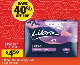 Cincotta Chemist Libra Extra Goodnights with Wings offer