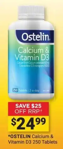 Cincotta Chemist Ostelin Calcium & Vitamin D3 offer