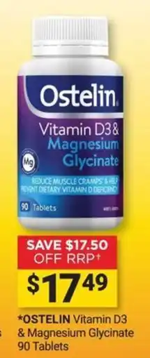 Cincotta Chemist Ostelin Vitamin D3 & Magnesium Glycinate offer