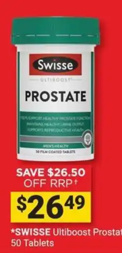 Cincotta Chemist Swisse Ultiboost Prostate offer