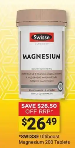 Cincotta Chemist Swisse Ultiboost Magnesium offer