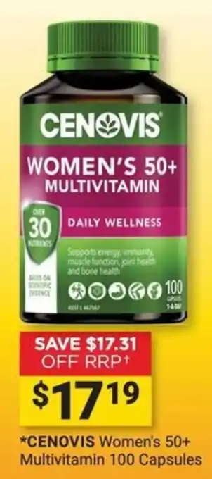 Cenovis Women's 50+ Multivitamin
