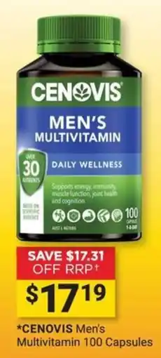 Cincotta Chemist Cenovis Men's Multivitamin offer