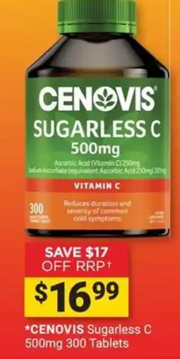 Cincotta Chemist Cenovis Sugarless C offer