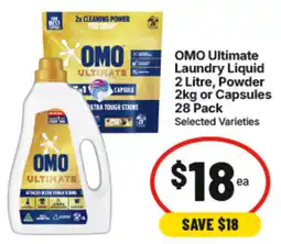 IGA Omo Ultimate Laundry Liquid offer