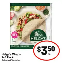 IGA Helga's Wraps offer