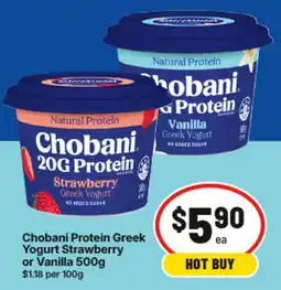 IGA Chobani Protein Greek Yogurt offer
