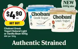 IGA Chobani Greek Yogurt offer