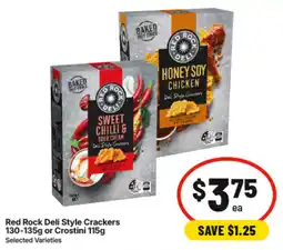 IGA Red Rock Deli Style Crackers offer