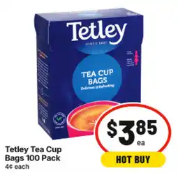 IGA Tetley Tea Cup Bags offer
