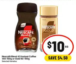 IGA Nescafe Blend 43 Instant Coffee offer