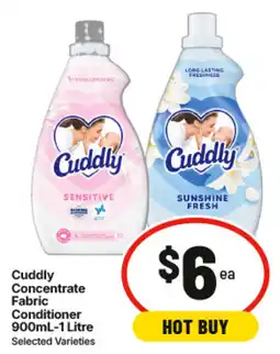 IGA Cuddly Concentrate Fabric Conditioner offer