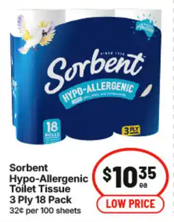 IGA Sorbent Hypo-Allergenic Toilet Tissue offer