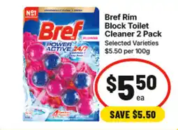 IGA Bref Rim Block Toilet Cleaner offer