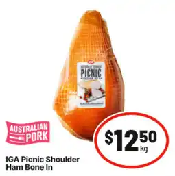 IGA IGA Picnic Shoulder Ham Bone In offer