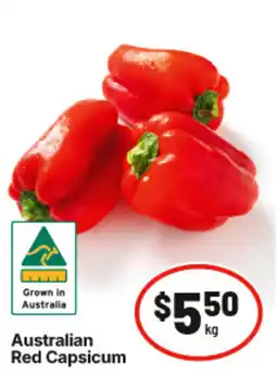 IGA Australian Red Capsicum offer