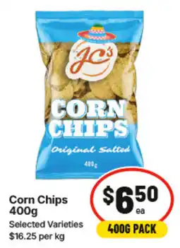 IGA JC's Corn Chips offer