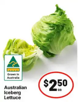 IGA Australian Iceberg Lettuce offer