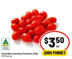 IGA Australian Snacking Tomatoes offer