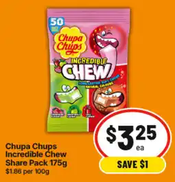IGA Chupa Chups Incredible Chew offer